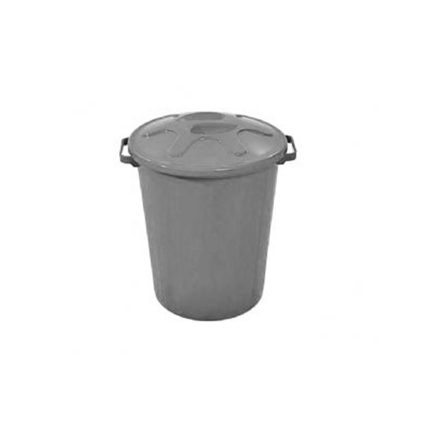 Cesto de Lixo 100 L Red com Tampa Cinza