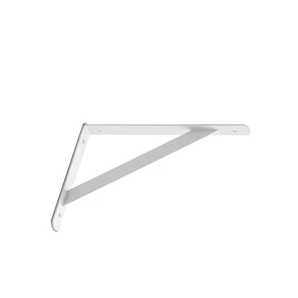 Mão Francesa Reforçada 40cm Branco - Hayner