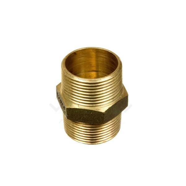 Niple Duplo Latão NPT 31.7 mm 1.1/4"