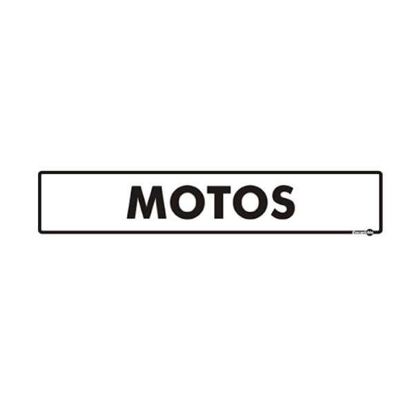 Placa em Poliestireno Motos PS-448
