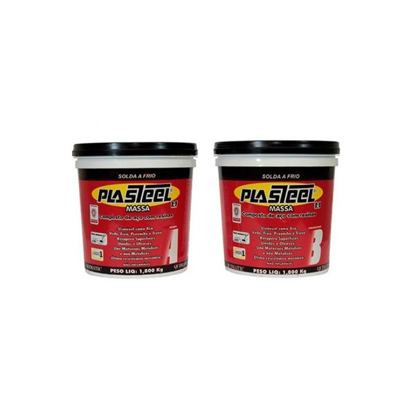 Solda a Frio Plasteel 1:1 (Massa) - 450g - PM1 - Tapmatic