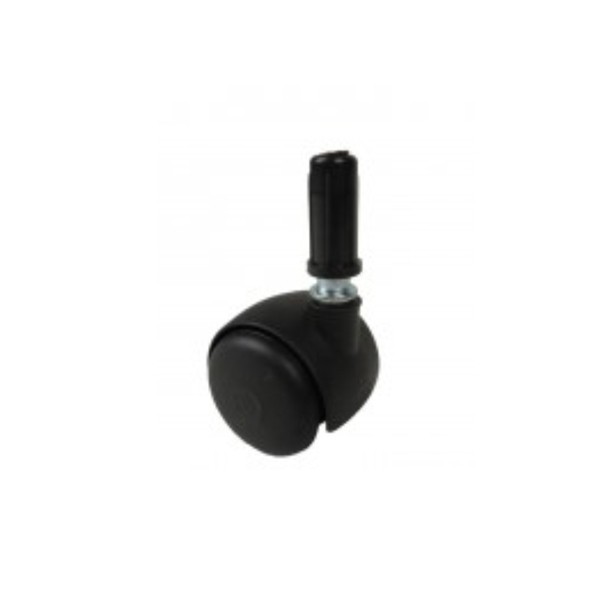 Rodízio 44mm Giratório Espiga Lisa