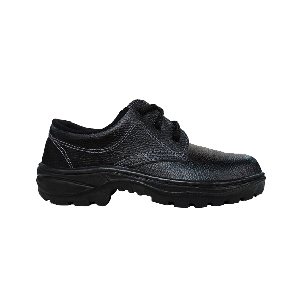 Sapato PU Amarrar com Bico Preto - Cartom
