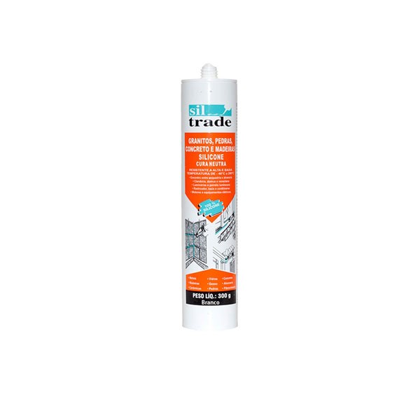 Silicone Cinza Pedras/ Granitos 300G - Sil Trade