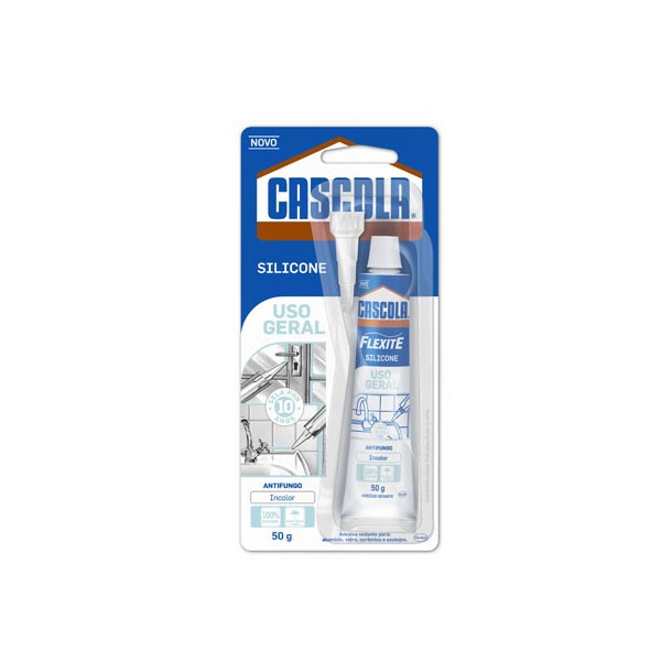 Silicone Incolor Acético Flexite 50G - Henkel
