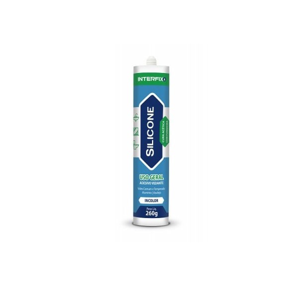 Silicone Acético Preto 260G Uso Geral