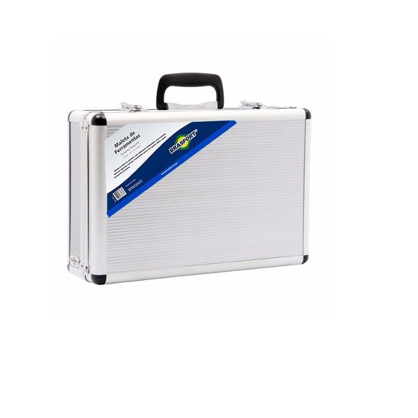 Caixa de Ferramentas Maleta Alumínio 42x28x12cm 8312 - Brasfort