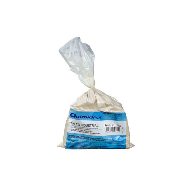 Talco Industrial Branco Usar em Resina 1 Kg