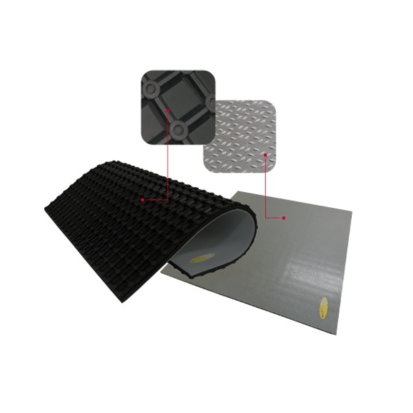 Tapete de Borracha (estrado) isolante 1000x1000x25mm - Orion