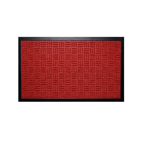 Tapete Capacho Waterkap 40cm X 60cm Vermelho - Kapazi