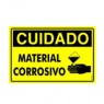 Placa Atenção Material Corrosivo Pr2021 - Encartale