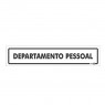 Placa Departamento Pessoal Ps212 - Encartale 
