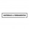 Placa Materiais e Ferramentas PS186 - Encartale 