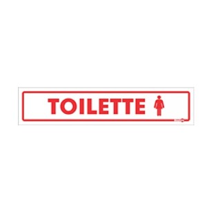 Placa Toilette Feminino Ps109 - Encartale 