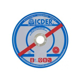 Disco De Corte Inox 4.1/2 Pol. x 1.0 x 7/8 Pol.  - Deep Cut - Icder
