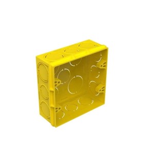 Caixinha de Luz PVC 4x4 Amarela 