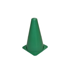 Cone PVC Esportivo 20cm Verde - Plastcor