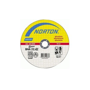 Disco de Corte p/ Alumínio 4.1/2 Pol. x 5/64 Pol. x 7/8 BNA22 - Norton