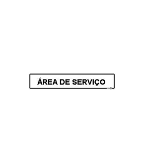 Placa Área de Serviço PS-425 - Encartale