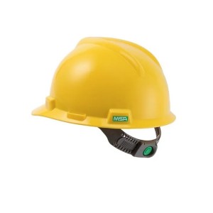 Capacete Aba Frontal com Jugular Amarelo Manga - msa