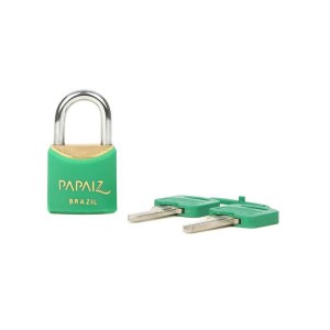 Cadeado 20mm Capa Verde