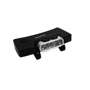 Lanterna Evolution para Acoplar ao Capacete com 5 Leds - Carbografite