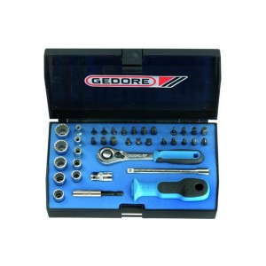Jogo de Soquetes e Bits 1/4 Pol. - Gedore