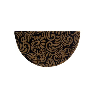 Capacho Fibra de Coco 0.60 x 0.33cm Estampado Meia Lua - Bella Casa