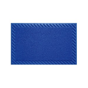 Tapete Capacho Vinil 0.60x 0.90cm - Azul - Bella Casa