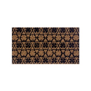 Capacho Fibra de Coco 0.60 x 0.33cm Estampado Retangular - Bella Casa