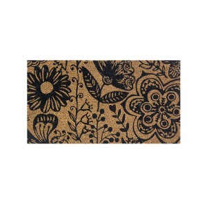 Capacho Fibra de Coco 0.60 x 0.33cm Estampado Retangular - Bella Casa