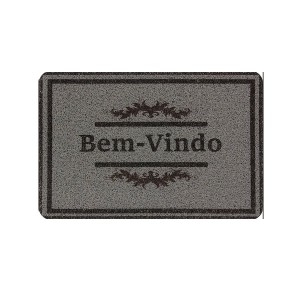 Tapete Capacho Vinil 0.40x 0.60cm - Estampado - Bella Casa