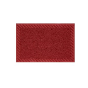 Tapete Capacho Vinil 0.60x 0.90cm - Vermelho Escuro - Bella Casa