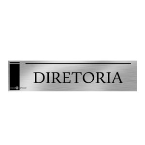 Placa Inox Diretoria Pa41 - Encartale