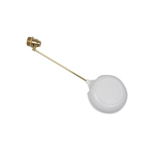  Torneira de Boia 2 Pol. Latão com Balão Plástico - Garden