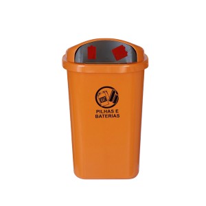 Cesto de Lixo 50 L Pilhas e Baterias