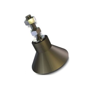 Amortecedor de Borracha Ventosa I 1/4 Pol. 25Kg - Vibra Stop