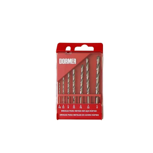 Jogo de Broca Aço Rápido 2.00 a 6.50 mm - 7 pçs - Dormer