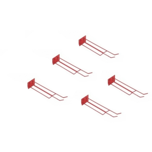 5 Ganchos Vermelho