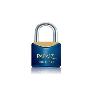 Cadeado de Latão 25mm Capa Azul