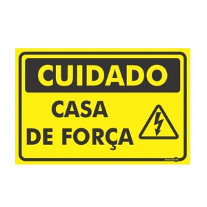 Placa Casa de Força Ps423 - Encartale 