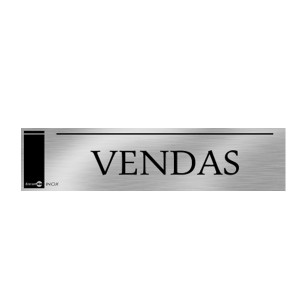 Placa Inox Vendas Pa44 - Encartale