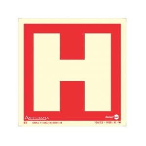 Placa Hidrante De Incêndio Fotoluminescente Paf-303/f - Encartale