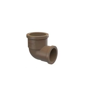 Joelho 90º Soldável com Rosca 32mm Marrom - Tigre