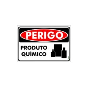 Placa Produtos Químicos Pr5004 - Encartale 