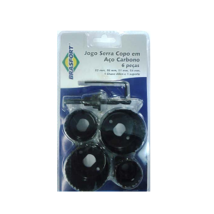Serra Copo Kit 6 Pçs - Brasfort