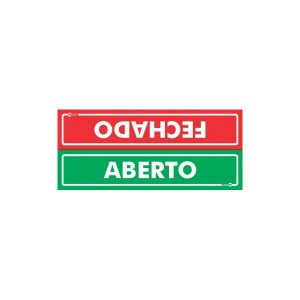 Placa Aberto/Fechado Ps506 - Encartale