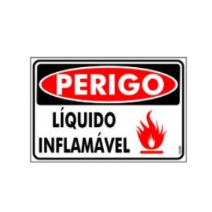 Placa Líquido Inflamável Pr5019 - Encartale 