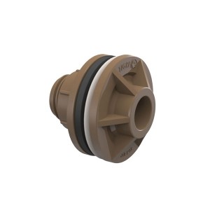 Adaptador Soldável com Flange para Caixa d'Água 20mm Marrom - Tigre