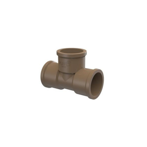 Tê PVC Soldável 32mm Marrom - Tigre